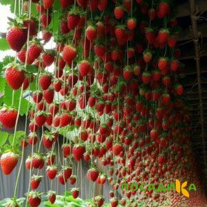 Клубника ампельная Анастасия купить по цене от 370р. в интернет-магазине «Посадика» с доставкой почтой в в Кропоткине и по всей России – [изображение №1].